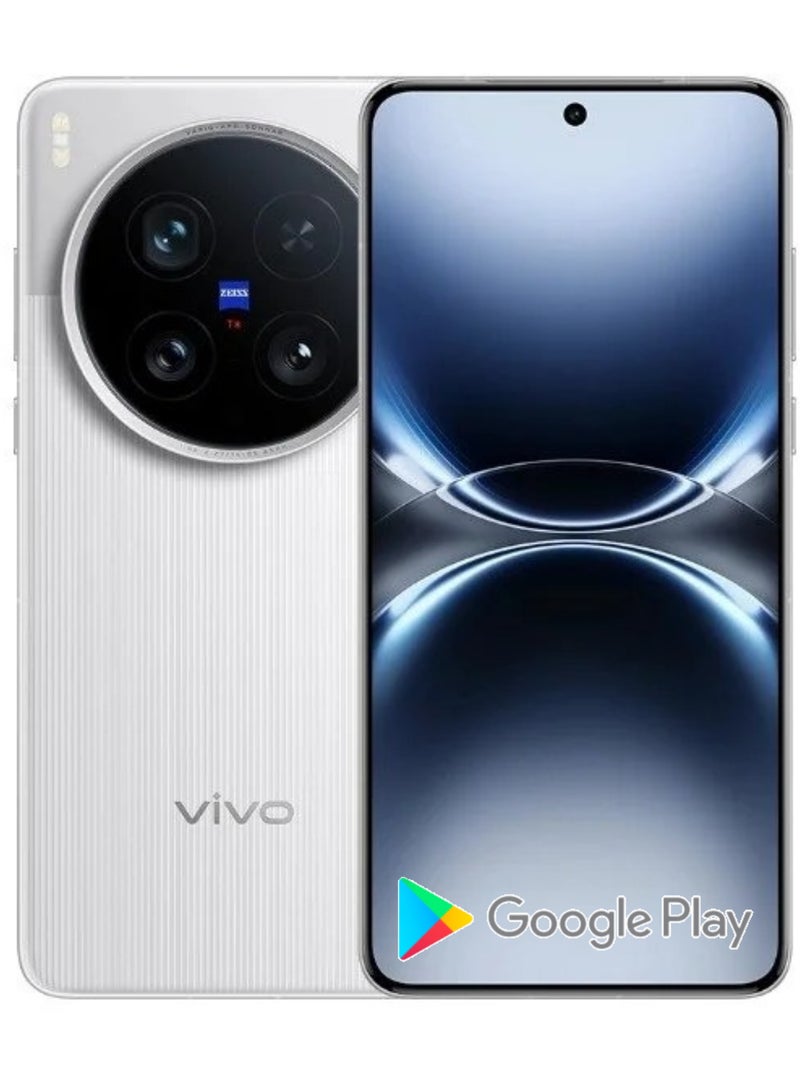 فيفو Vivo X200 Ultra Silver 512GB 16GB RAM Cell Phone 200.0MP Camera Snapdragon 8 Elite 90W Charge 6000mAh Battery 6.82″ AMOLED 120HZ |Chinese Spec | Experience vivid visuals on the 6.82-inch 2K AMOLED display with a 120Hz refresh rate | Eye comfort: Up to 3000nits peak HDR Brightness. 1B colors with Google Play Support - Image 1