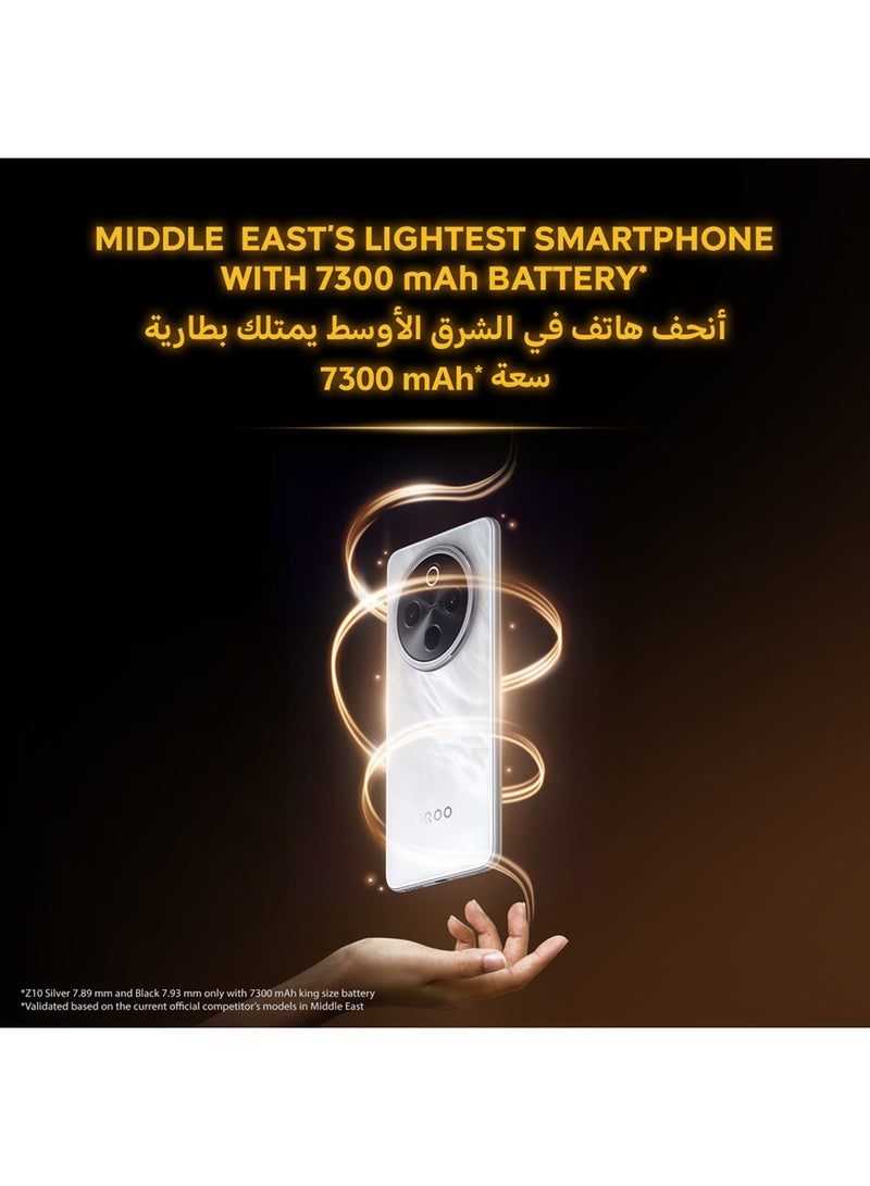 Z10 5G Dual SIM Tech Silver 12GB RAM 256GB With Gaming Finger Sleeves 24-Month Warranty And 1 Year Screen Replacement - Middle East Version