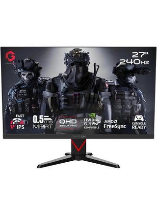 27-Inch Dominator Series Gaming Monitor – QHD 2560x1440, Fast IPS, 240Hz OC, 0.5ms, HDR400, FreeSync & G-Sync, HDMI 2.1 Supported GOMD27QHD240IPS black - pnsku/N70183042V/45/_/1748962419/3f69e464-2577-4203-9774-8efa2b9c82a0