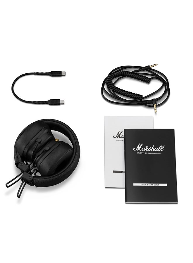 Marshall Renewed - Major V Bluetooth Headphones black  - Image 5