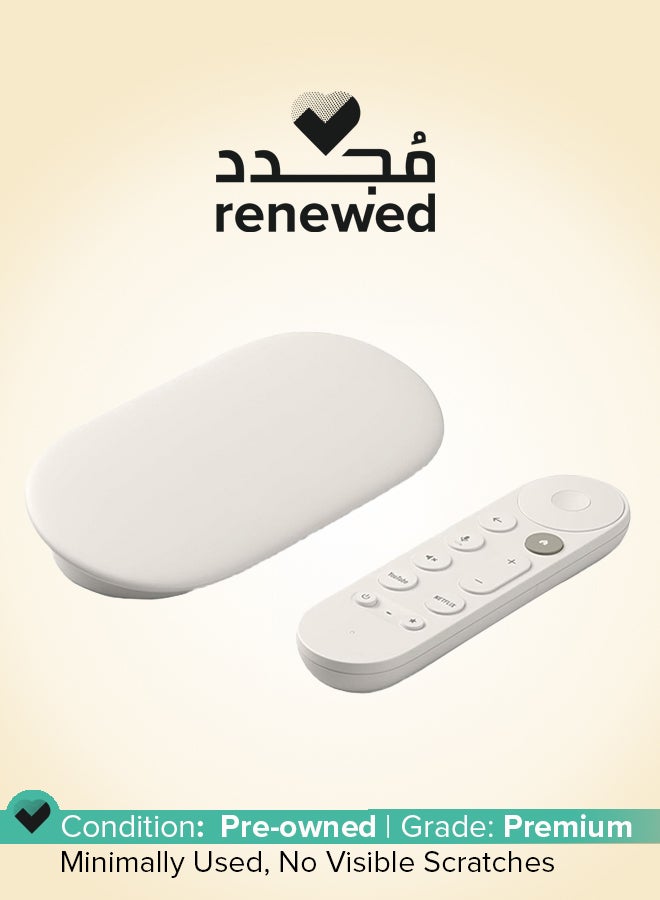 Google Renewed - TV Streamer 4K - Fast Streaming Entertainment on Your TV C1930110 / GA05662-AU white  - Image 1
