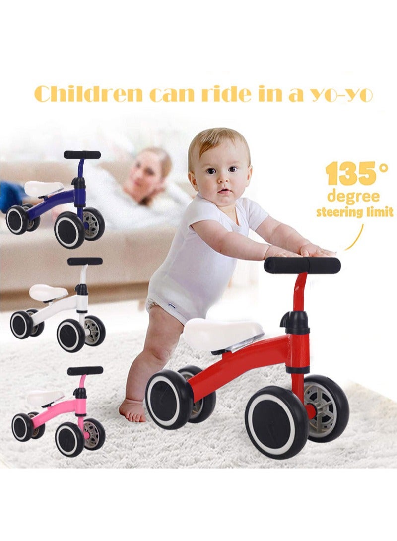 Kidle Baby Balance Bike, Tricycle for Kids, 4 Wheels Bicycle for Age 1-3 Years Boys and Girls Birthday Gift  - Image 4