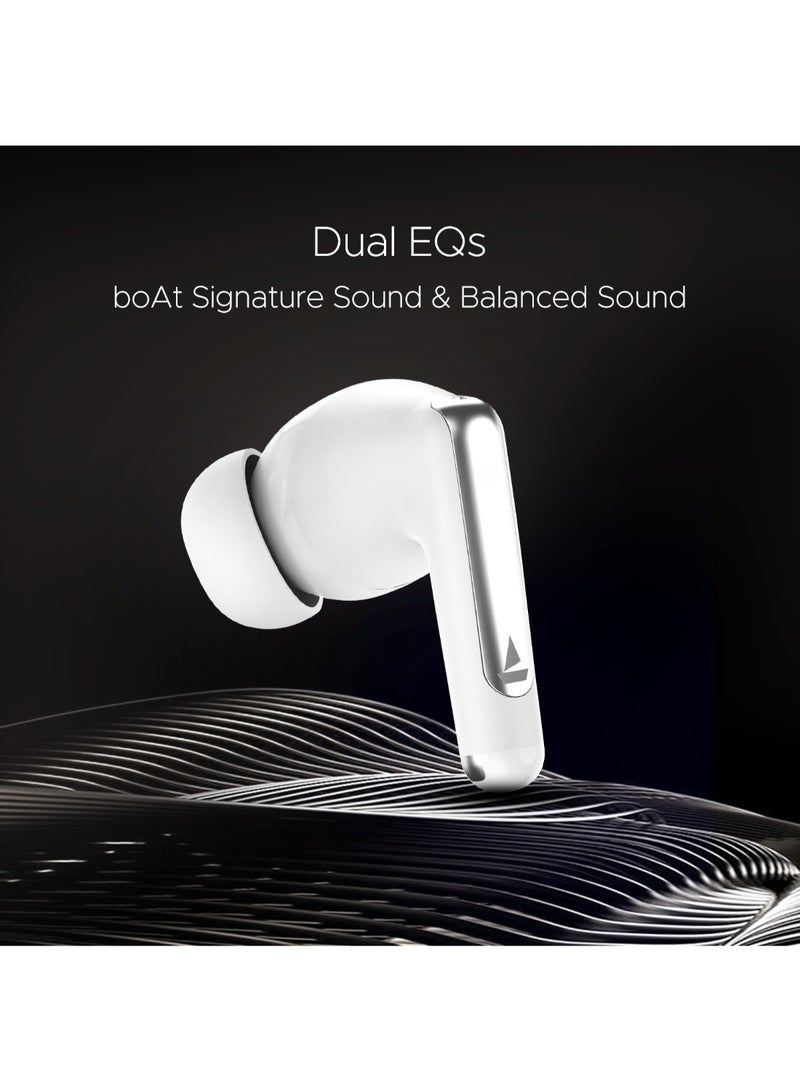 Airdopes 161 Anc Elite In Ear Tws Earbuds With Active Noise Cancellation , Asap Charge And Bluetooth V5.3 White