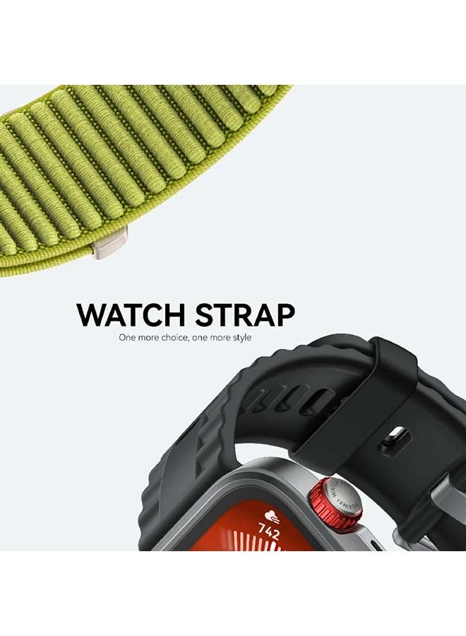 HUAWEI WATCH FIT 4 Pro Smartwatch, 1.82-Inch Display, Green Nylon Strap, Pro-Level Outdoor Sports, ECG Analysis, up to 10-Day Battery Life, iOS And Android Green  - Image 5