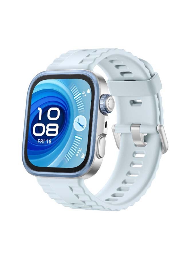 هواوي WATCH FIT 4 Pro Smartwatch, 1.82-Inch Display, Blue Fluoroelastomer Strap, Pro-Level Outdoor Sports, ECG Analysis, up to 10-Day Battery Life, iOS And Android Blue  - Image 1