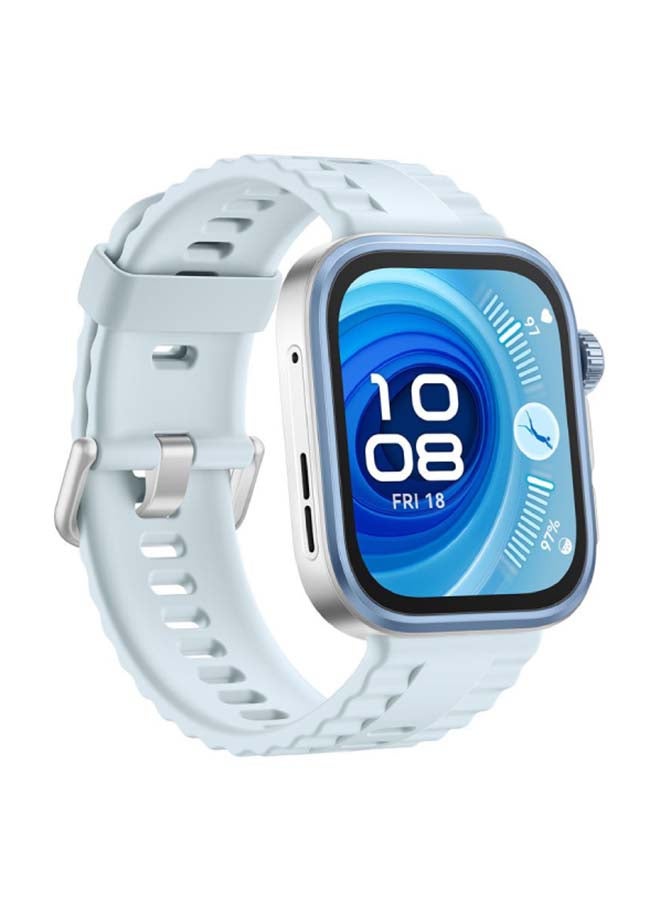هواوي WATCH FIT 4 Pro Smartwatch, 1.82-Inch Display, Blue Fluoroelastomer Strap, Pro-Level Outdoor Sports, ECG Analysis, up to 10-Day Battery Life, iOS And Android Blue  - Image 2