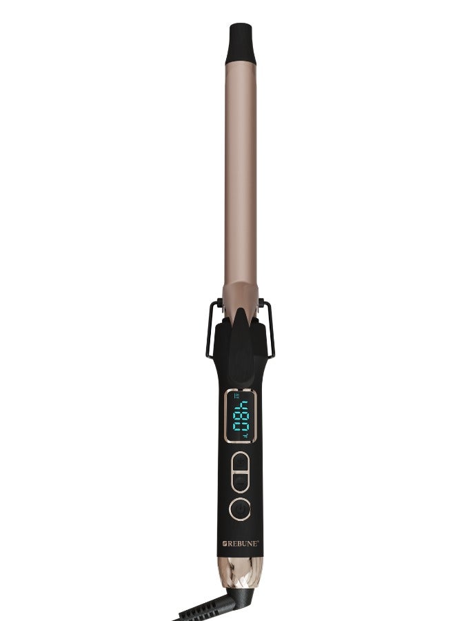 ريبون Multi-Size Hair Curler with Digital Display and Fast Heating Feature, 110W 