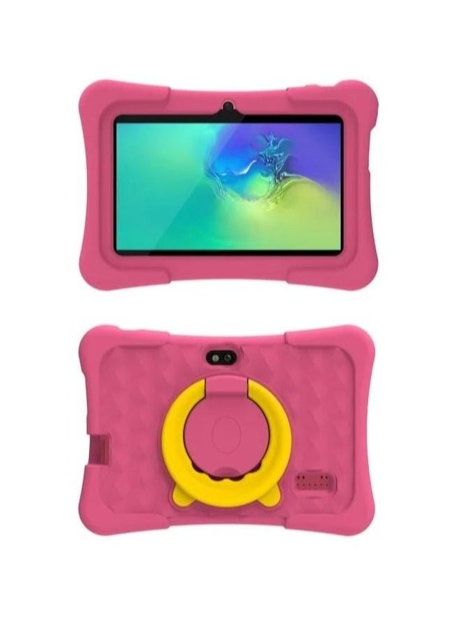 مي وان M20 Kids WiFi Tablet 3GB RAM 16GB| 3000mAh Battery| 7-Inch HD Display| Protective Cover With Free Gift Lightning USB Charging Cable - Pink - Image 2