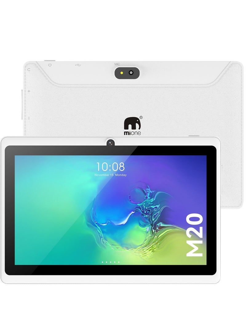 MiOne M20 Kids WiFi Tablet 3GB RAM 16GB | 3000mAh Battery| 7-Inch HD Display| Protective Cover With Free Gift Lightning USB Charging Cable - White  - Image 5