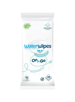 Refresh Body 99.9% Water Based Wet Wipes, Non-Sticky, Unscented, No-Rinse, Sensitive Skin- 28 Count (1 pack) - pnsku/N70183126V/45/_/1749023835/44d33a07-06b1-44e9-8947-4776987452a7