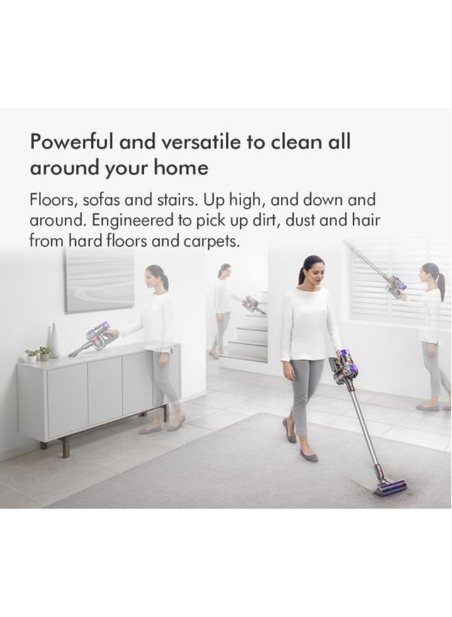 dyson V8 Advanced Cordless Stick Vacuum Cleaner Grey and Purple 125 x 22 x 24 cm 231716970401 425 W 231716970401 Grey and Purple - Image 3