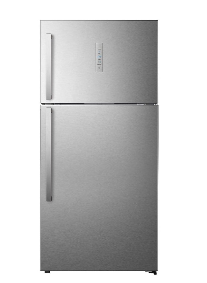 Hisense RT649N4ASU1, 649 Litres Top Mount Refrigerator with Inverter Compressor, 508 Litres Net Capacity, No Frost Technology, Multi Air Flow, 1 Year Full & 10 Years Compressor Manufacturer Warranty RT649N4ASU1 silver - Image 1