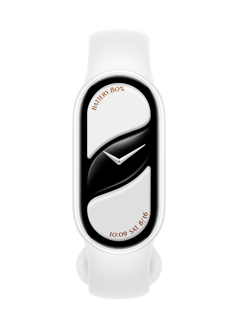 Xiaomi Smart Band 10 Ceramic Edition Pearl White | 1.72-Inch AMOLED Narrow-edge Quadrilateral Display | Professional Workout Analysis | Up To 21-days Battery Life - Pearl White  - Image 1