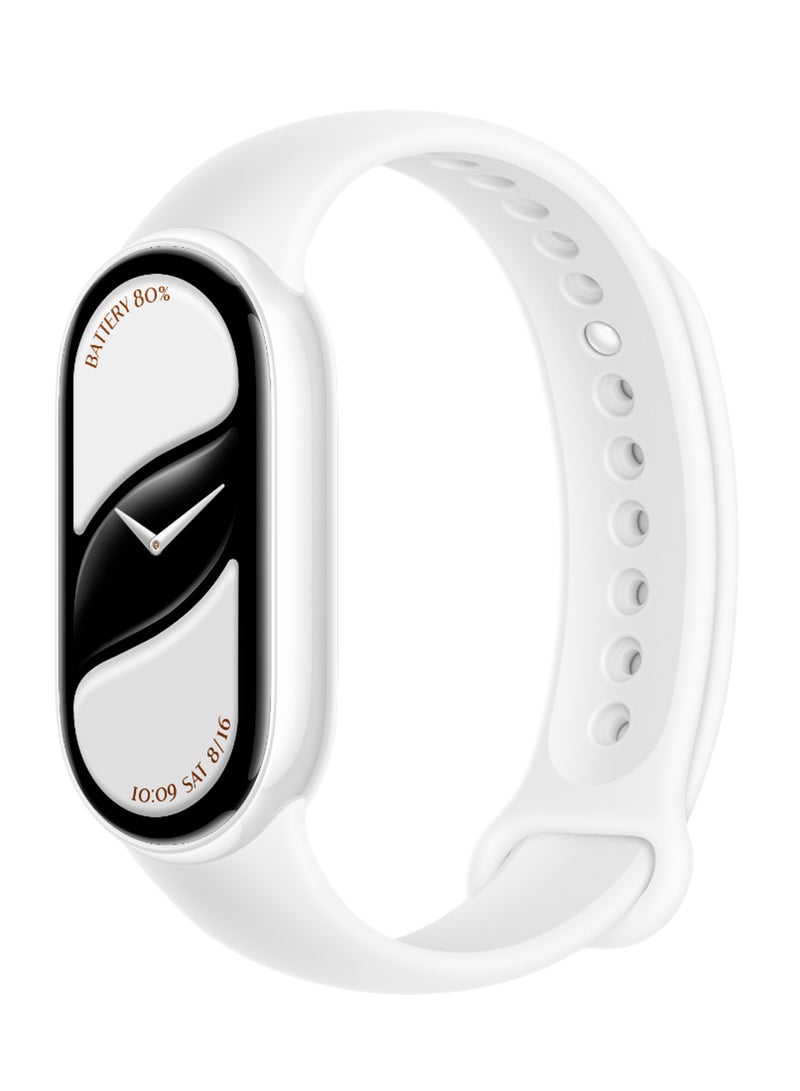 Xiaomi Smart Band 10 Ceramic Edition Pearl White | 1.72-Inch AMOLED Narrow-edge Quadrilateral Display | Professional Workout Analysis | Up To 21-days Battery Life - Pearl White  - Image 2