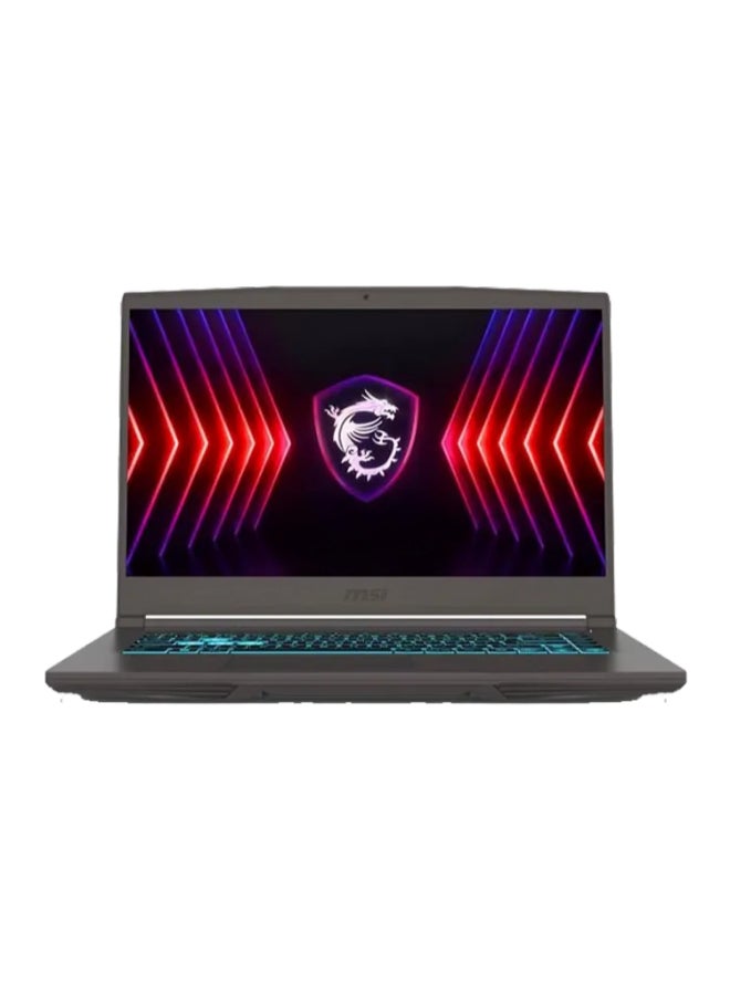 Thin 15 Gaming Laptop With 15.6 Inch Full HD (1920x1080) Display, Core i5-12450H Processor/8GB RAM DDR5/512GB SSD/4GB Nvidia GeForce RTX 2050 Graphics/DOS(Without Windows) English/Arabic Grey