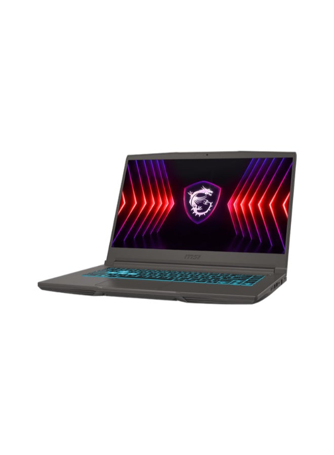 Thin 15 Gaming Laptop With 15.6 Inch Full HD (1920x1080) Display, Core i5-12450H Processor/8GB RAM DDR5/512GB SSD/4GB Nvidia GeForce RTX 2050 Graphics/DOS(Without Windows) English/Arabic Grey