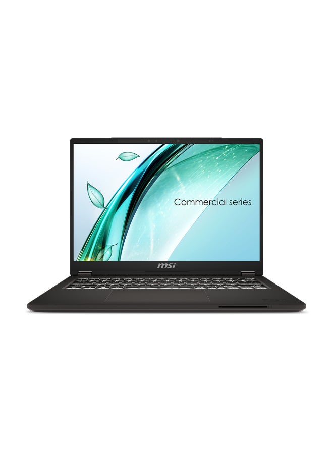 MSI Commercial 14 H  Laptop With 14 Inch Full HD(1920x1080) Display,Core Ultra 7 240H Processor/16GB RAM DDR5/ 1TB SSD/Intel Iris Xe Graphics/Windows 11 Pro/ English/Arabic Grey  - Image 1