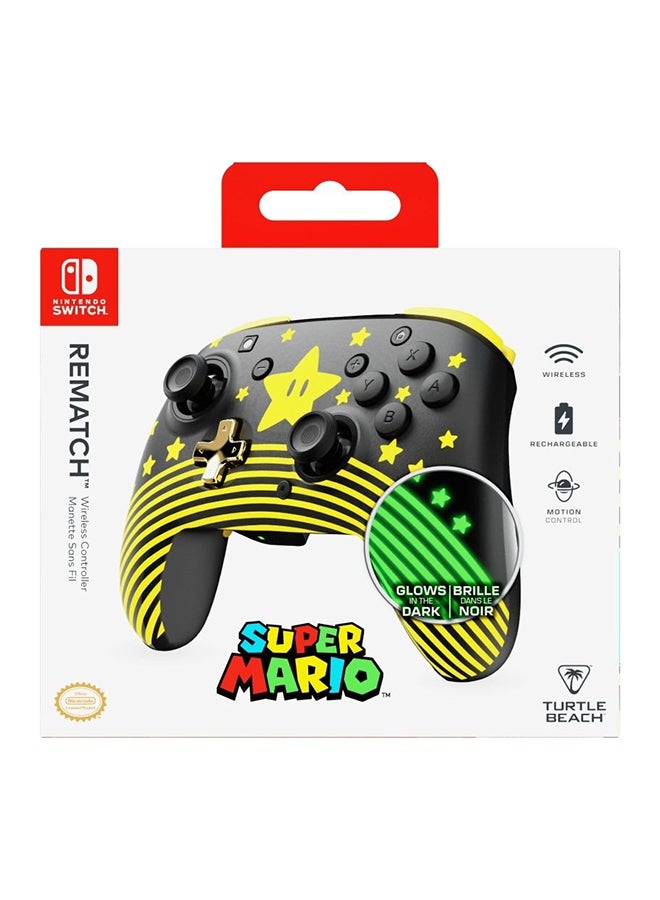 TURTLE BEACH Nintendo Switch Rematch Wireless Controller- Super Mario Star - Image 4