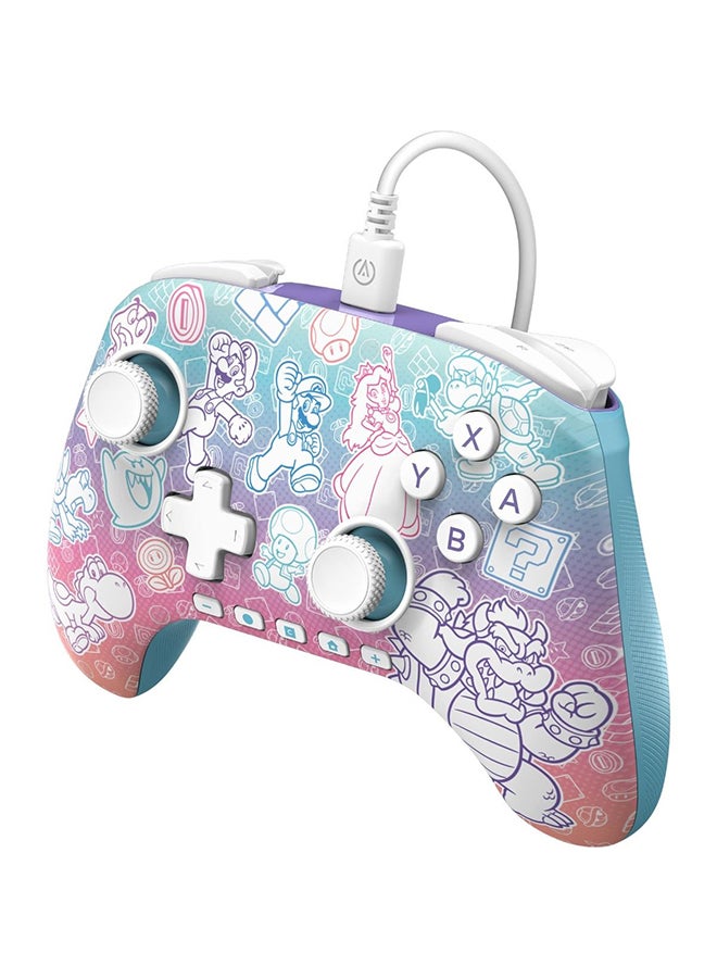 PowerA Nintendo Switch 2 Advantage Wired Controller Mushroom Kingdom  - Image 2