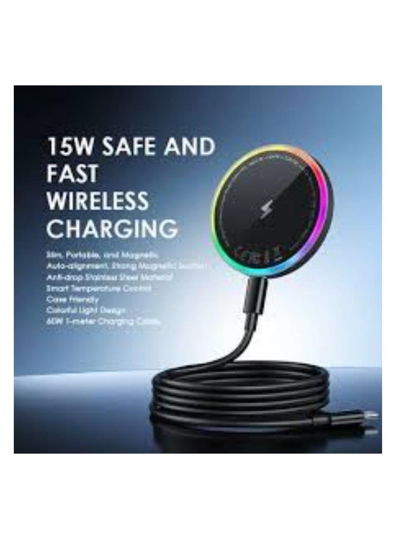 Oraimo oraimo PowerDock 15W Magnetic Wireless Charging Pad Black  - Image 4