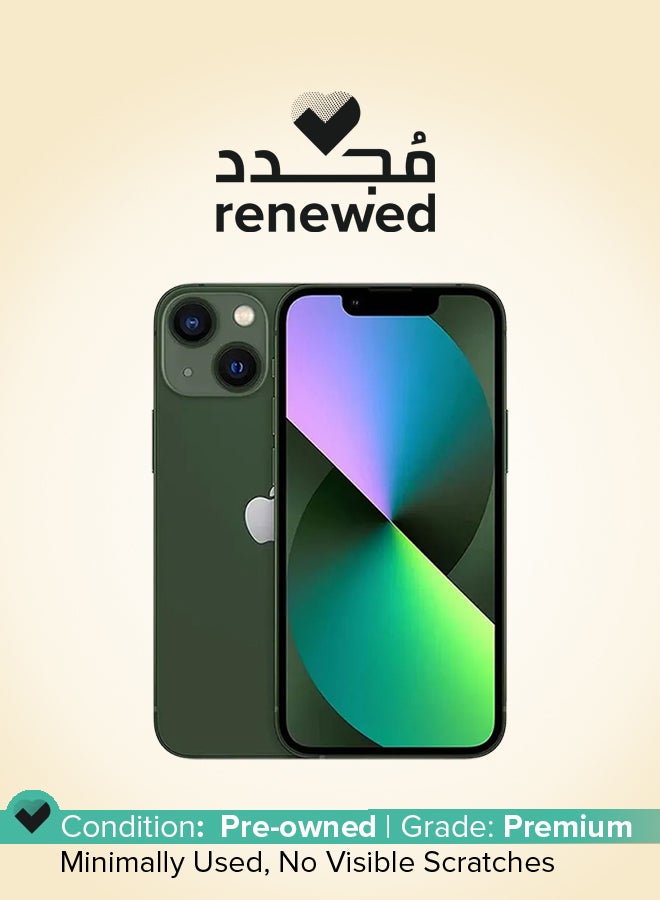 Apple Renewed - iPhone 13 Physical Dual SIM 512GB Green 5G With FaceTime  - Image 1