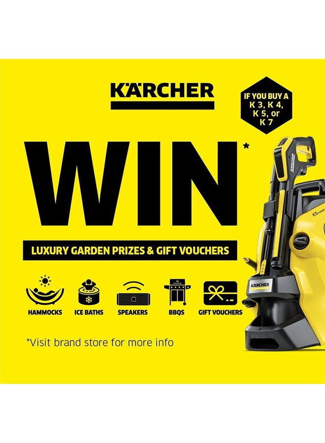 KARCHER K 5 Classic Pressure Washer, Pressure: max. 145 bar, Flow Rate: 500 l/h, Area Coverage: 40 m²/h, Water Filter, Weight: 5.6 kg, high-Pressure Hose and Gun, Dirt Blaster, Spray Lance  - Image 2
