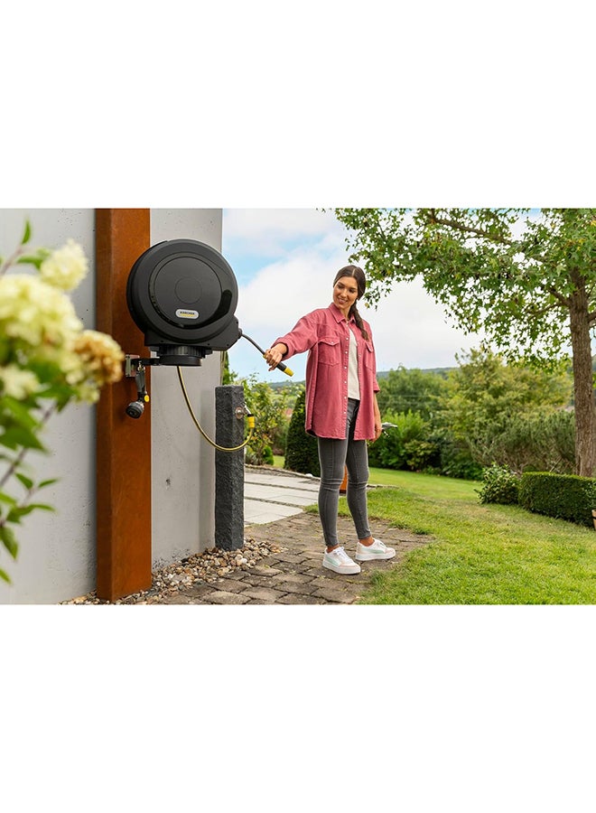 KARCHER HBX 5.25 Automatic Hose Box, 25 m, Connection Hose-1.5 m, Automatic Hose Recovery, Comfortable and Flexible, Black  - Image 2