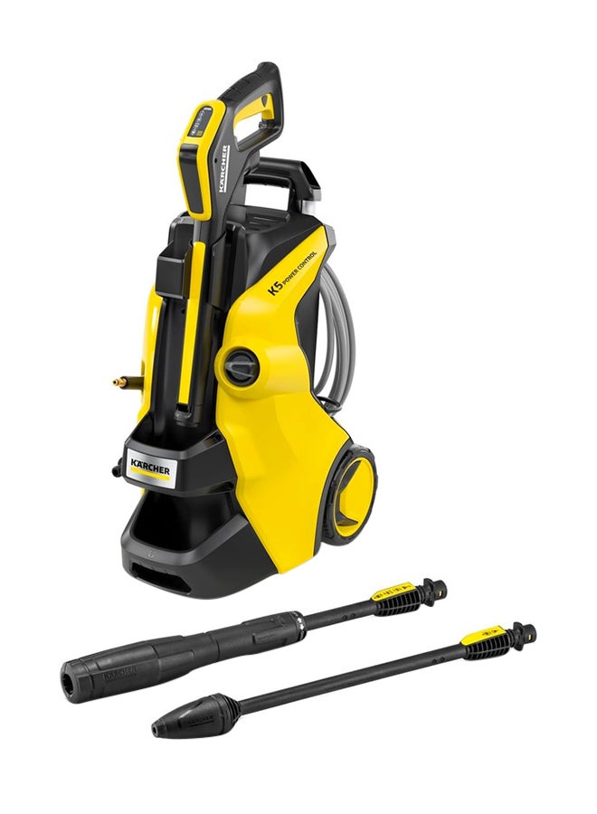 كارشر K 5 Premium Power Control Flex Pressure Washer – 2000 PSI, Water-Cooled Induction Motor, Bluetooth App Support, 10m Anti-Twist Hose, Hose Reel & Plug 'n' Clean System  - Image 1