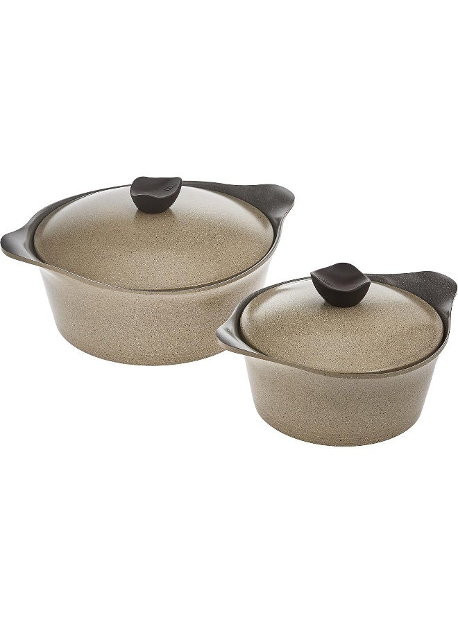 نيو فلام Set Of 8 Aeni Cooking  Pieces - Warm Marble Warm Marble Assorted Pack - Image 3