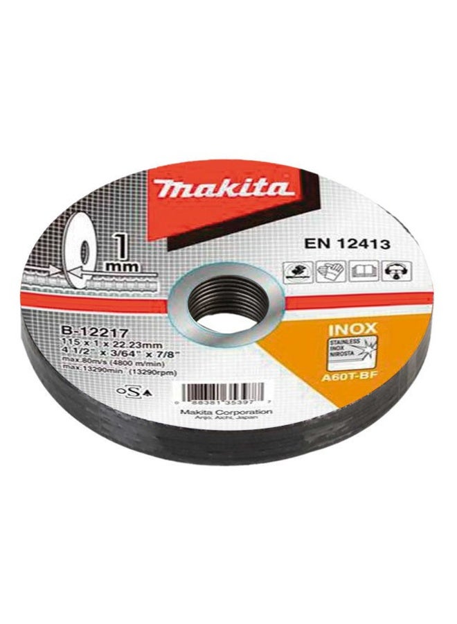 Makita B-12217 A60T 115mmThin Cutting Wheel Black 4 x 1/2 Inch  - Image 3