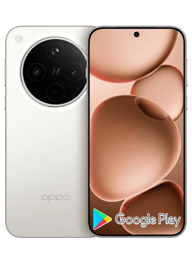 OPPO Find X8s Plus 5G AI Smartphone 12GB RAM, 512GB Storage – White, 1/1.56 Periscope Triple Primary Camera Hasselblad Imaging 2.5K FHD+ Screen MediaTek Dimensity 9400+ octa-core processor, Chinese Spec, 6.59 -inch 1.5K FHD+ flat screen with LTPO technology, HyperTone camera system| 50MP main Camera Sony LYT-700 sensor, 6000mAh Battery, 80W fast charge, with Google Play Support - Image 1