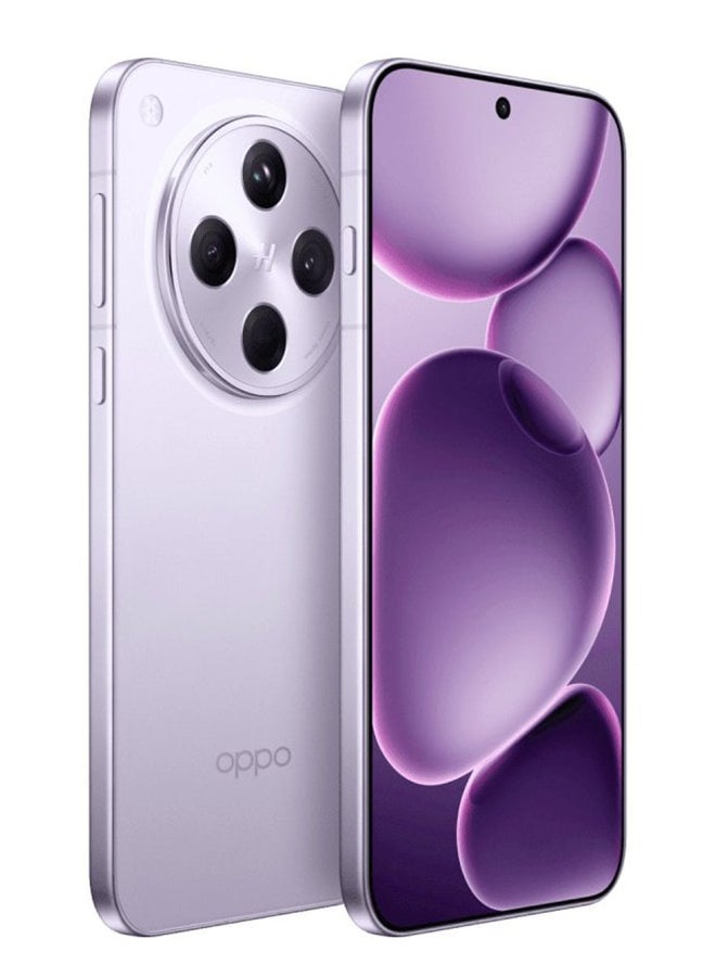 Find X8s Plus 5G AI Smartphone 12GB RAM, 512GB Storage – Purple, 1/1.56 Periscope Triple Primary Camera Hasselblad Imaging 2.5K FHD+ Screen MediaTek Dimensity 9400+ octa-core processor, Chinese Spec, 6.59 -inch 1.5K FHD+ flat screen with LTPO technology, HyperTone camera system| 50MP main Camera Sony LYT-700 sensor, 5700mAh Battery, 80W fast charge, with Google Play Support