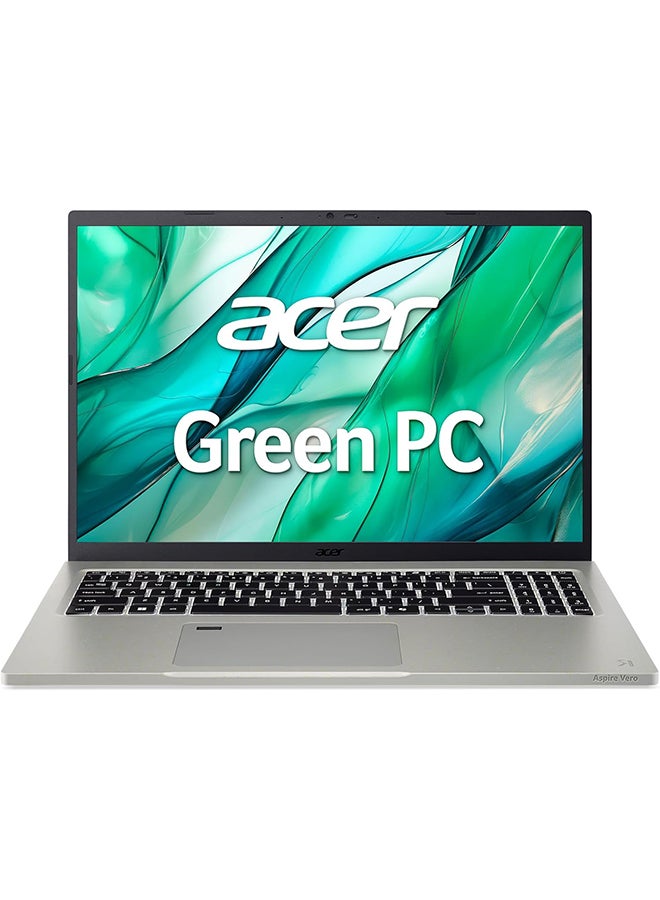 Acer Aspire Vero 16 Laptop With 16-Inch Display, Core Ultra 7 155U Processor/16GB RAM/1TB SSD/Intel Arc Graphics/Windows 11 Home English/Arabic Gray  - Image 1