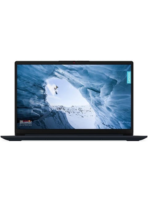 IdeaPad 1i Laptop With 15.6-Inch FHD Display, Core i5-1235U Processor/32GB RAM/1TB SSD/Intel Iris XE Graphics/Windows 11 Home English blue