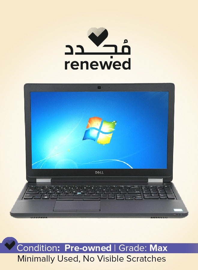 ديل Renewed - Percision 3510 Laptop With 15.6-Inch Full HD Display, Core i7-6820HQ Processor/Quad Core/6th Gen/16GB RAM/512GB SSD/AMD Radeon Graphics/Windows 10 Pro English black - Image 1