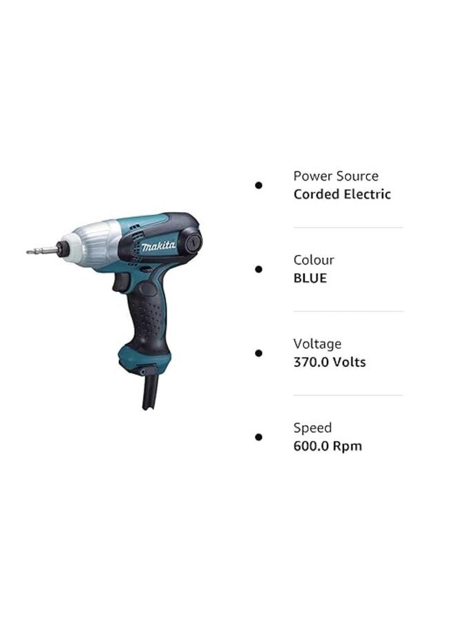 Makita TD0101 230W Impact Driver Blue 5.9x2x7.9CM  - Image 2