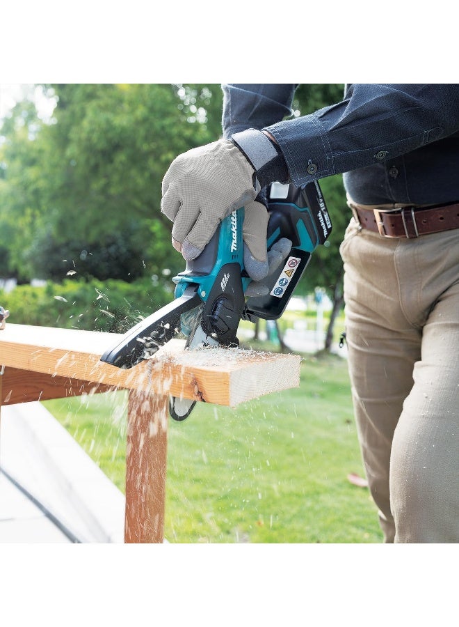Makita DUC101Z 18V Lithium-Ion Cordless Pruning Saw 100mm(4"), Brushless Motor, without Battery and Charger Black/Petrol  - Image 5