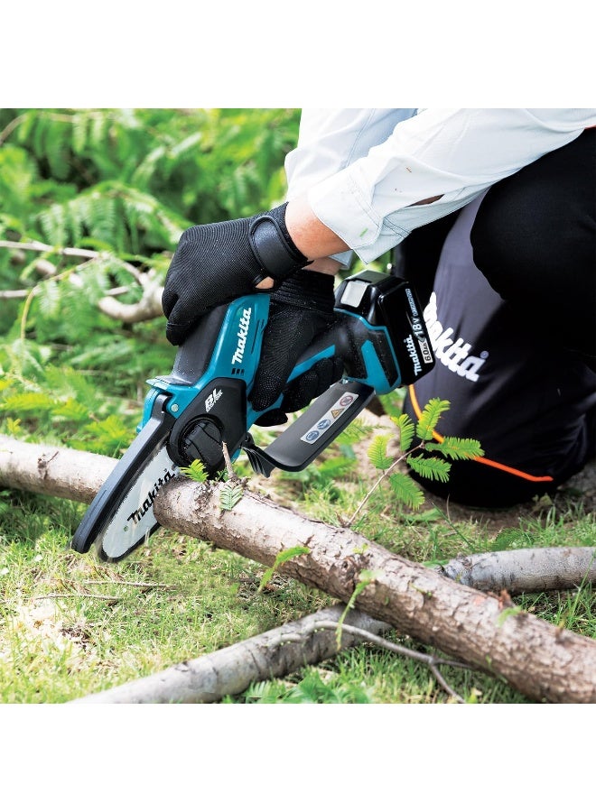 Makita DUC101Z 18V Lithium-Ion Cordless Pruning Saw 100mm(4"), Brushless Motor, without Battery and Charger Black/Petrol  - Image 3
