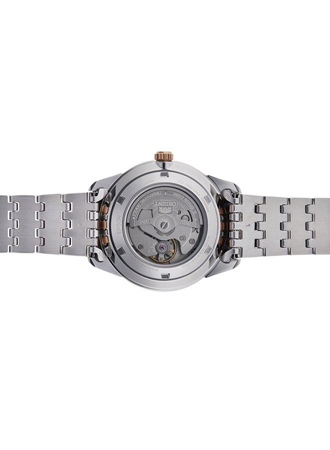 ORIENT Men's Mechanical Contemporary Men's Watch RA-AX0001S, White Dial, 40.8mm, Dual Tone Strap, 100M WR  - Image 4