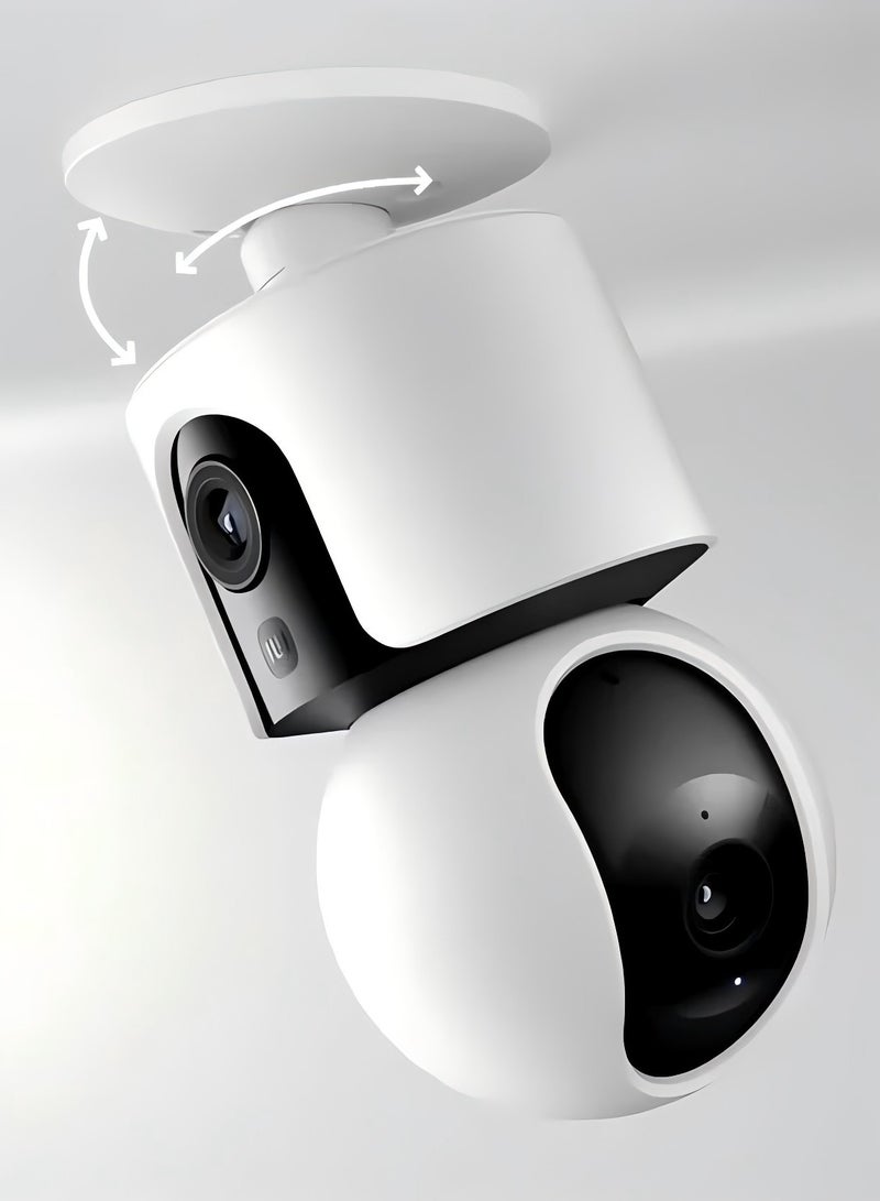 شاومي Smart Camera C300 Dual Len Edition,2K 3MP HD Resolution 360 Degree PT AI Detection Two-way Call  WiFi 6  - Image 5