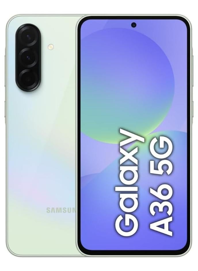Samsung Galaxy A36 5g Awesome Lime 12gb 256gb Awesome Intelligence Ai Smartphone Circle Search My Filter Object Eraser 4nm Snapdragon Processor Flagship Grade Selfie Camerae - Image 1