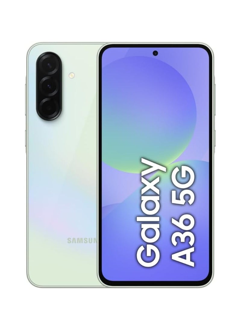 Samsung Galaxy A36 5g Awesome Lime 12gb 256gb Awesome Intelligence Ai Smartphone Circle Search My Filter Object Eraser 4nm Snapdragon Processor Flagship Grade Selfie Camerae - Image 1