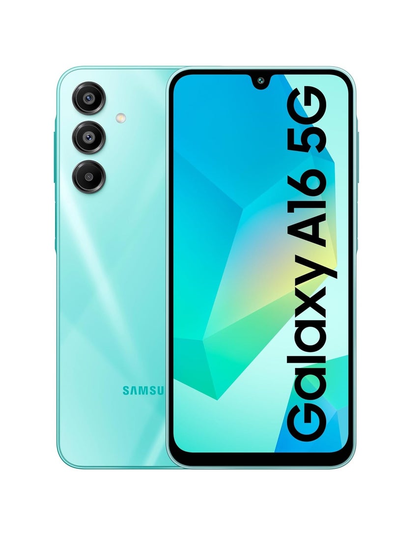 سامسونج Galaxy A16 5g 6gb Ram 128gb Light Green 6.5" Super Amoled 50mp Triple Camera Android 14 Ip54 5000mah Factory Unlocked All Countries International Version - Image 1