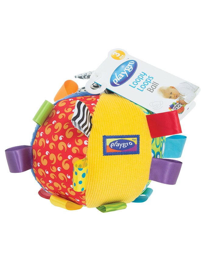 playgro - Mf Loopy Loop Chime Ball – Engaging Baby Toy For Development And Sensory Play, 0+ Months 30cm - Image 1