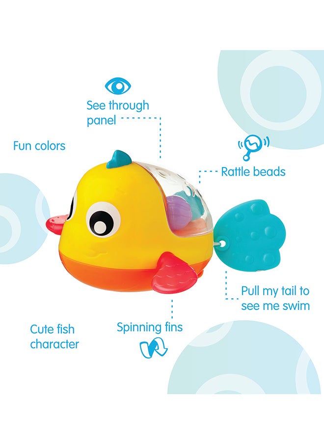 playgro Paddling Bath Fish – Engaging Baby Toy For Development And Sensory Play, 0+ Months 12cm  - Image 3