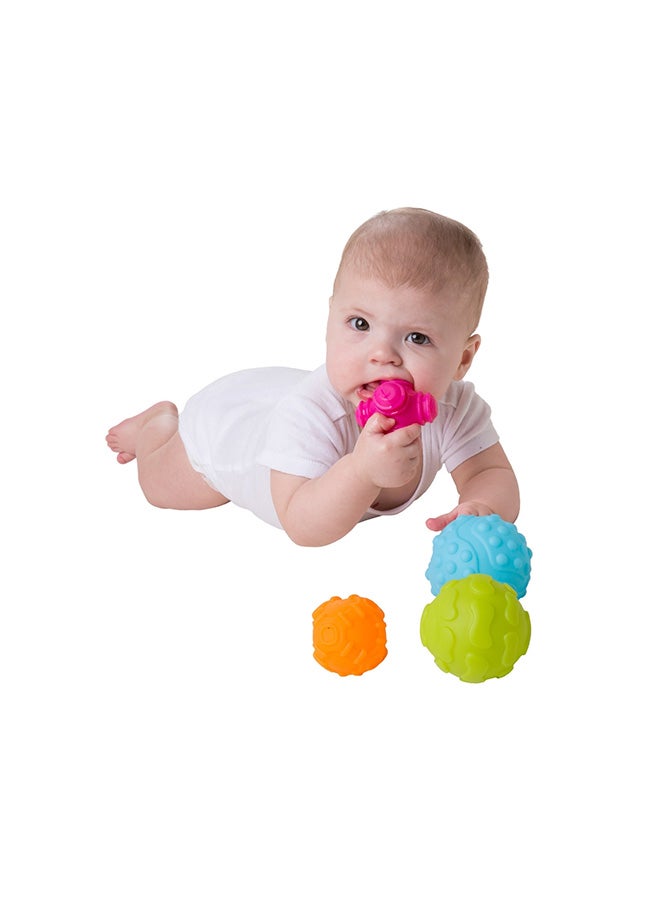 playgro Textured Sensory Balls – Engaging Baby Toy For Development And Sensory Play, 0+ Months 27cm - Image 5