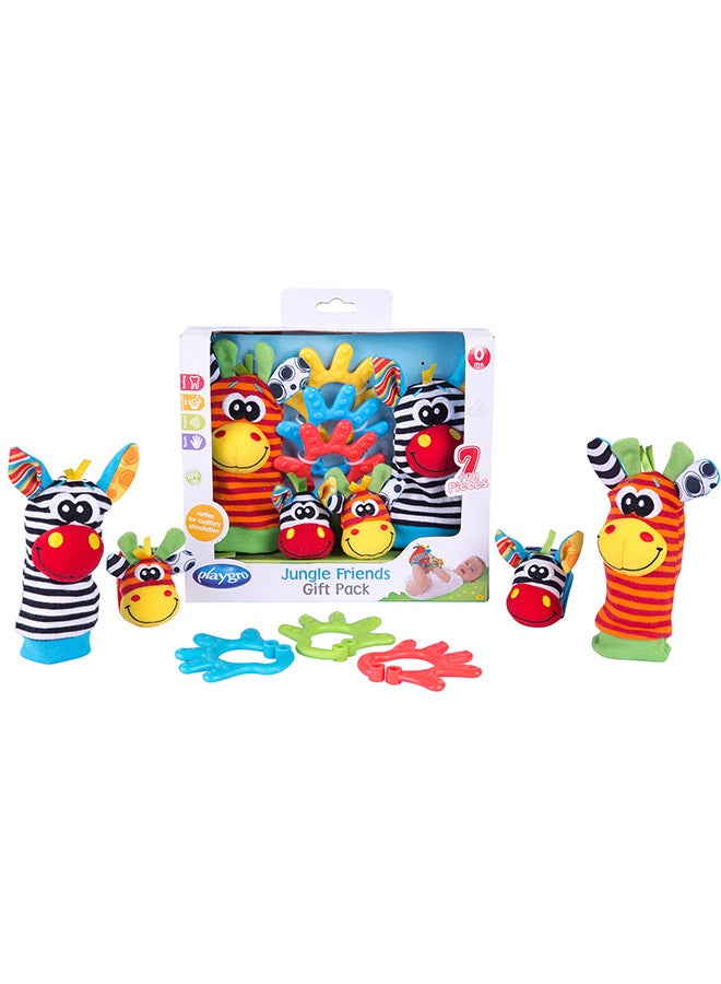 playgro Jungle Friends Gift Pack – Engaging Baby Toy For Development And Sensory Play, 0+ Months 22cm  - Image 1