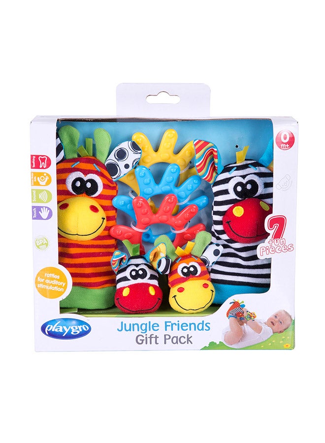 playgro Jungle Friends Gift Pack – Engaging Baby Toy For Development And Sensory Play, 0+ Months 22cm  - Image 2