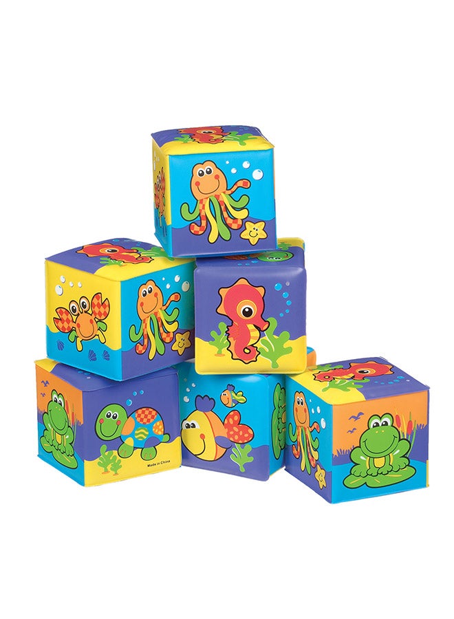 playgro My First Soft Blocks – Engaging Baby Toy For Development And Sensory Play, 0+ Months 13cm  - Image 1