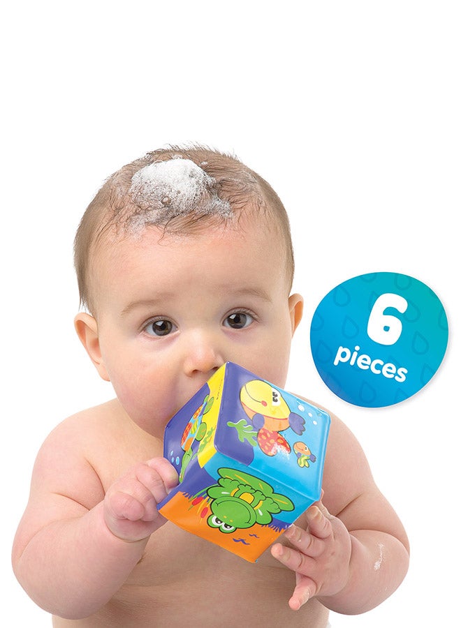 playgro My First Soft Blocks – Engaging Baby Toy For Development And Sensory Play, 0+ Months 13cm  - Image 5